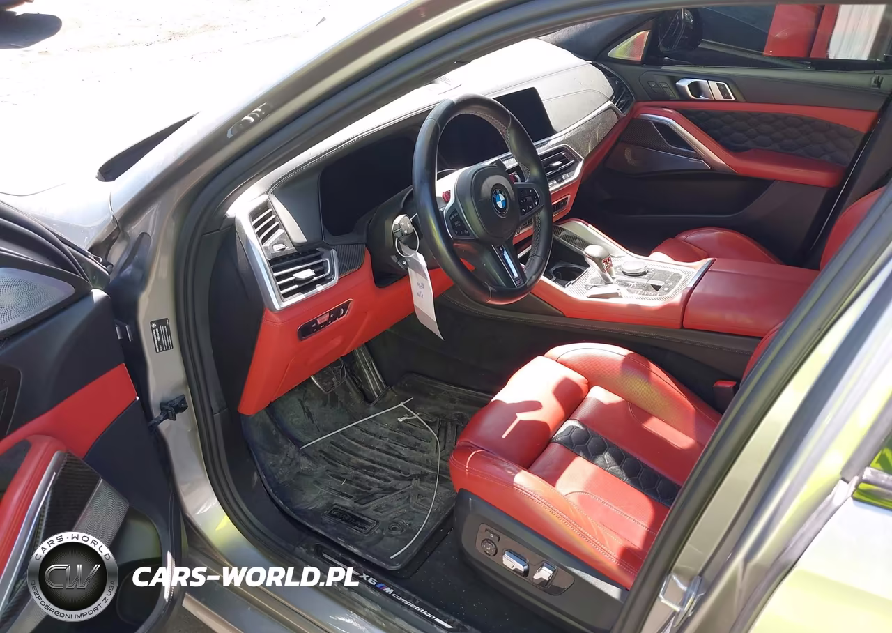 2021 BMW X6 M VIN:5YMCY0C07M9E19296 - 18