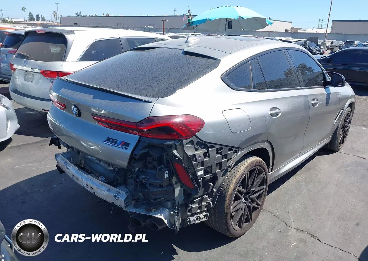2021 BMW X6 M VIN:5YMCY0C07M9E19296 - 4