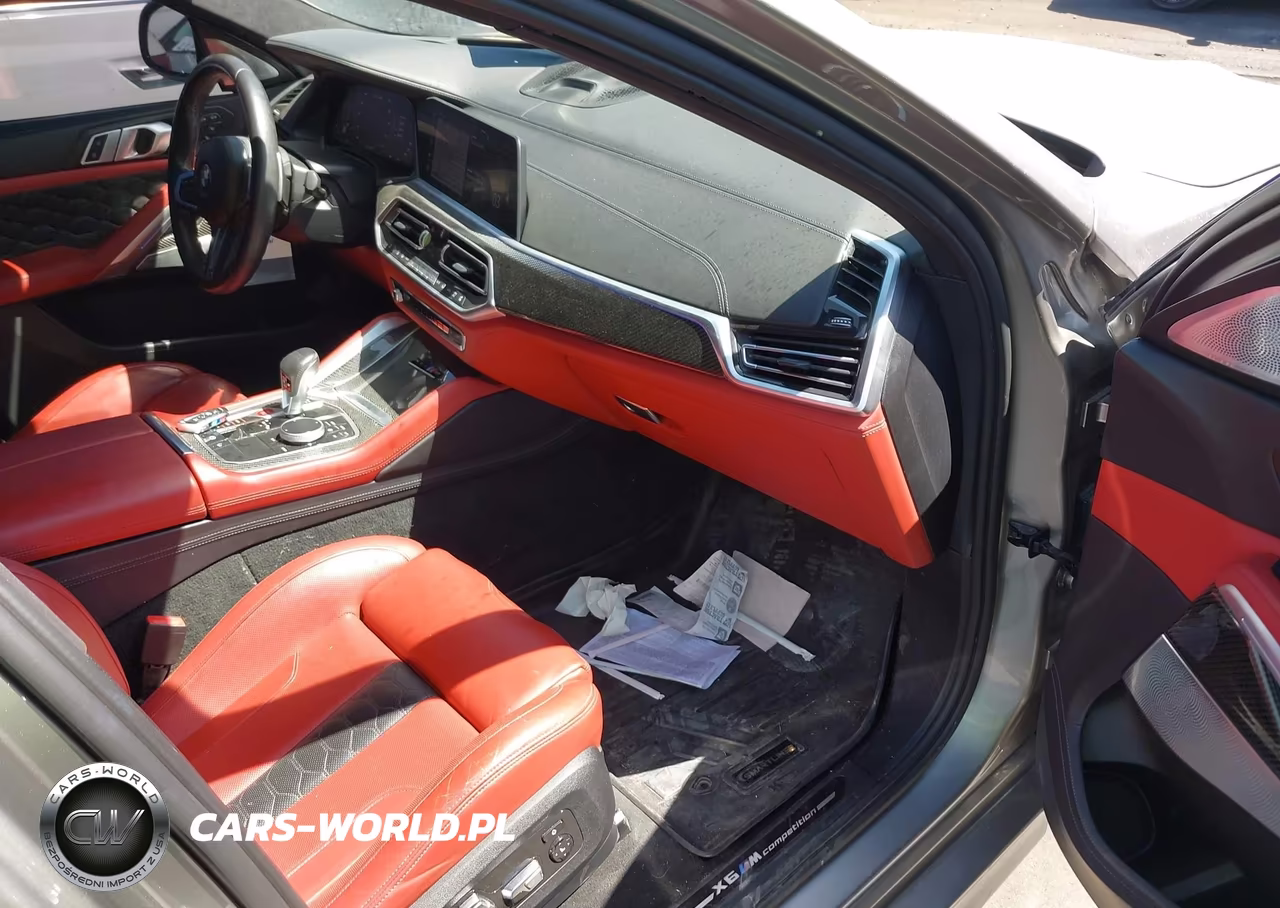 2021 BMW X6 M VIN:5YMCY0C07M9E19296 - 5