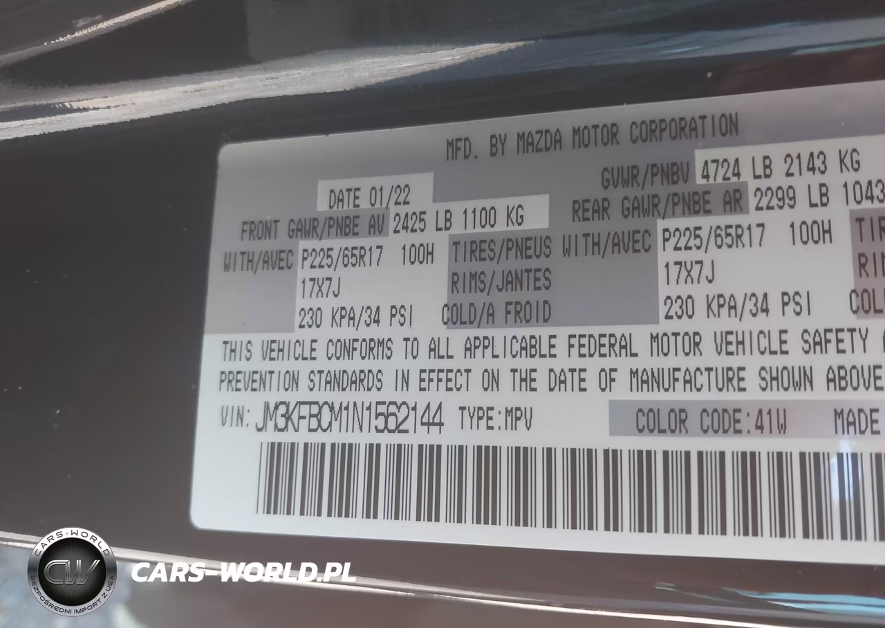 2022 Mazda Cx-5 2.5 S Preferred VIN:JM3KFBCM1N1562144 - 9