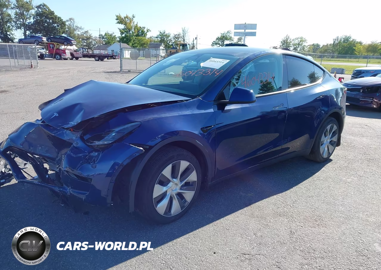 2023 Tesla Model Y Awd-Long Range Dual Motor All-Wheel Drive VIN:7SAYGAEEXPF674325 - 2