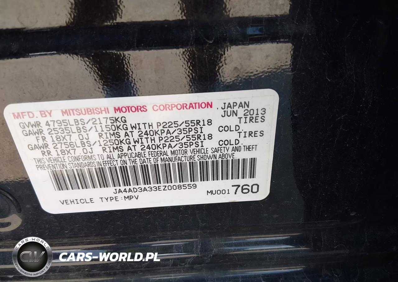 2014 Mitsubishi Outlander Se VIN:JA4AD3A33EZ008559 - 9