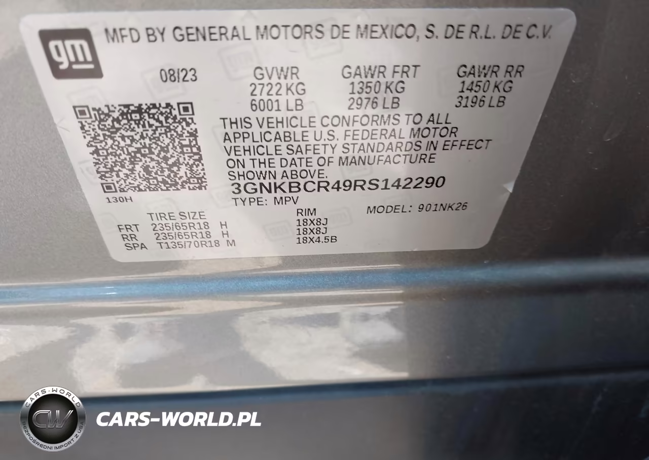 2024 Chevrolet Blazer Fwd 2Lt VIN:3GNKBCR49RS142290 - 9