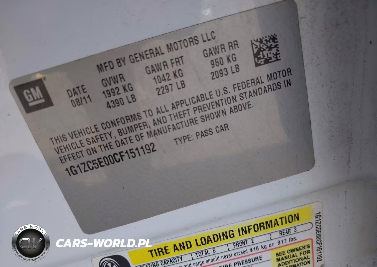2012 Chevrolet Malibu 1Lt VIN:1G1ZC5E00CF151192 - 9