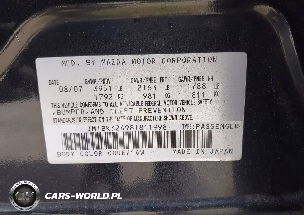 2008 Mazda Mazda3 S Grand Touring VIN:JM1BK324981811998 - 9