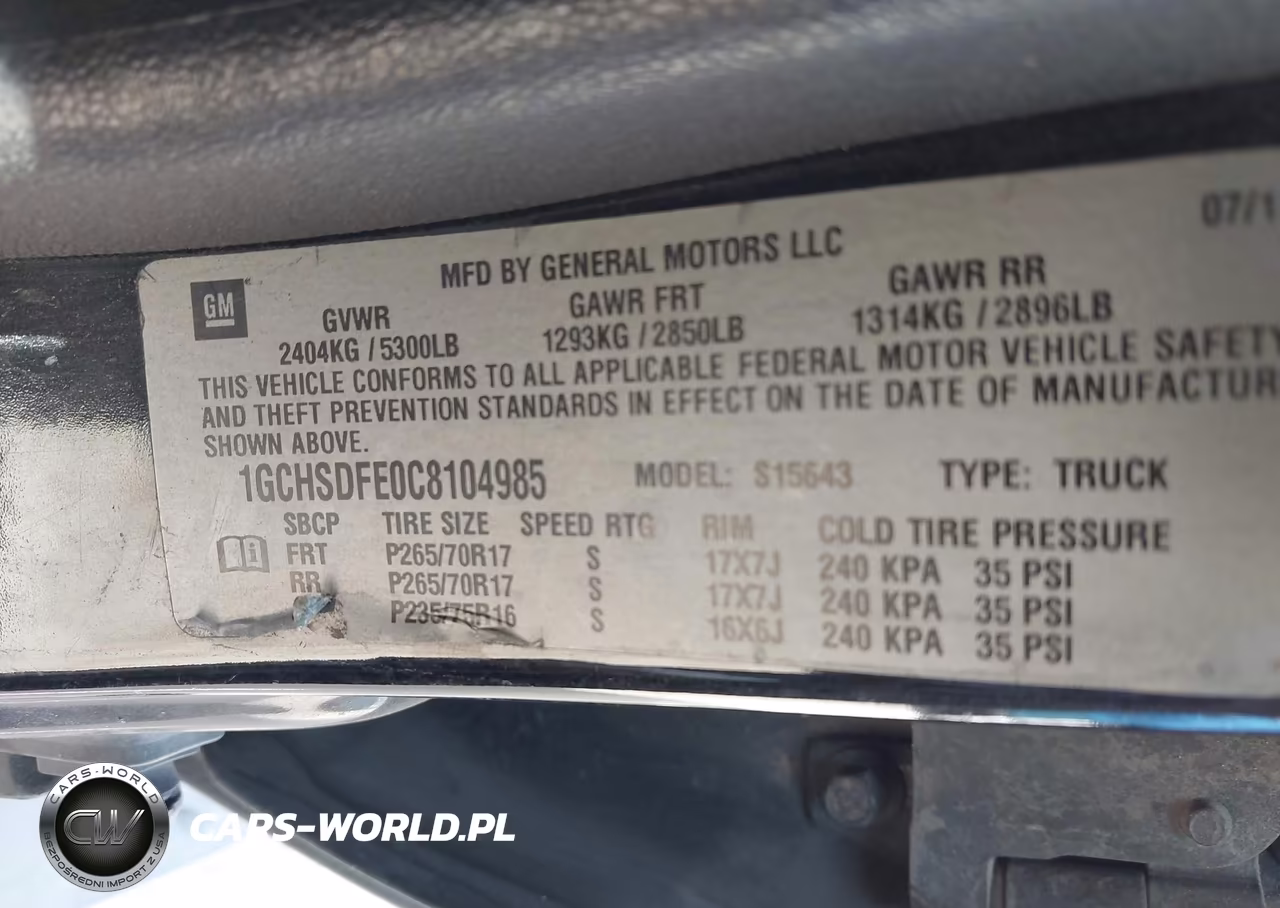 2012 Chevrolet Colorado 2Lt VIN:1GCHSDFE0C8104985 - 9