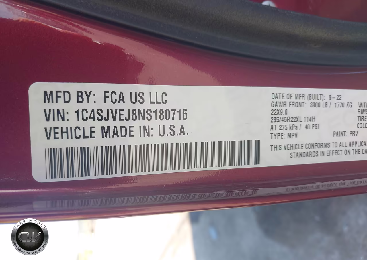 2022 Jeep Grand Wagoneer Series I 4X4 VIN:1C4SJVEJ8NS180716 - 9