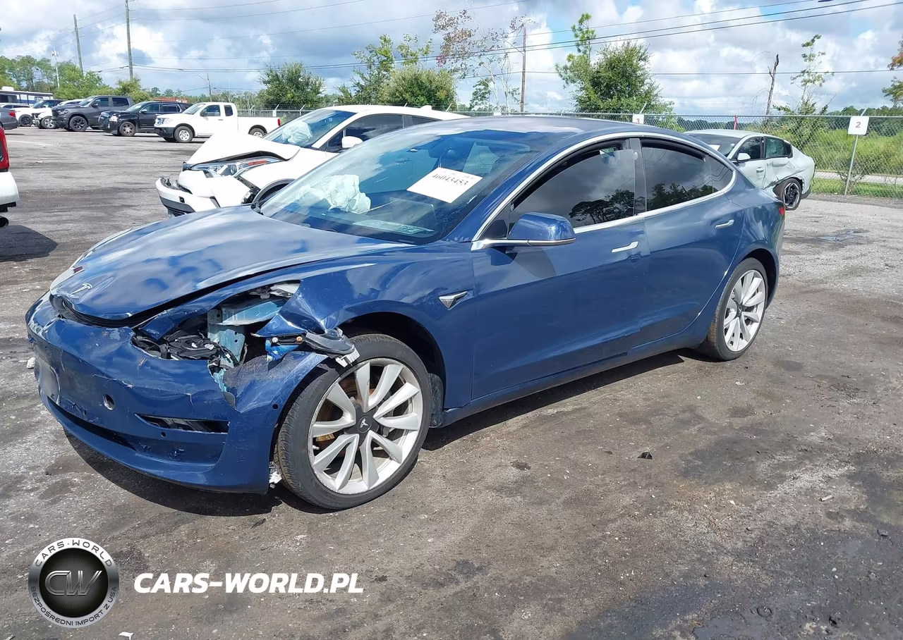 2018 Tesla Model 3 Long Range-Mid Range VIN:5YJ3E1EA3JF024902 - 2