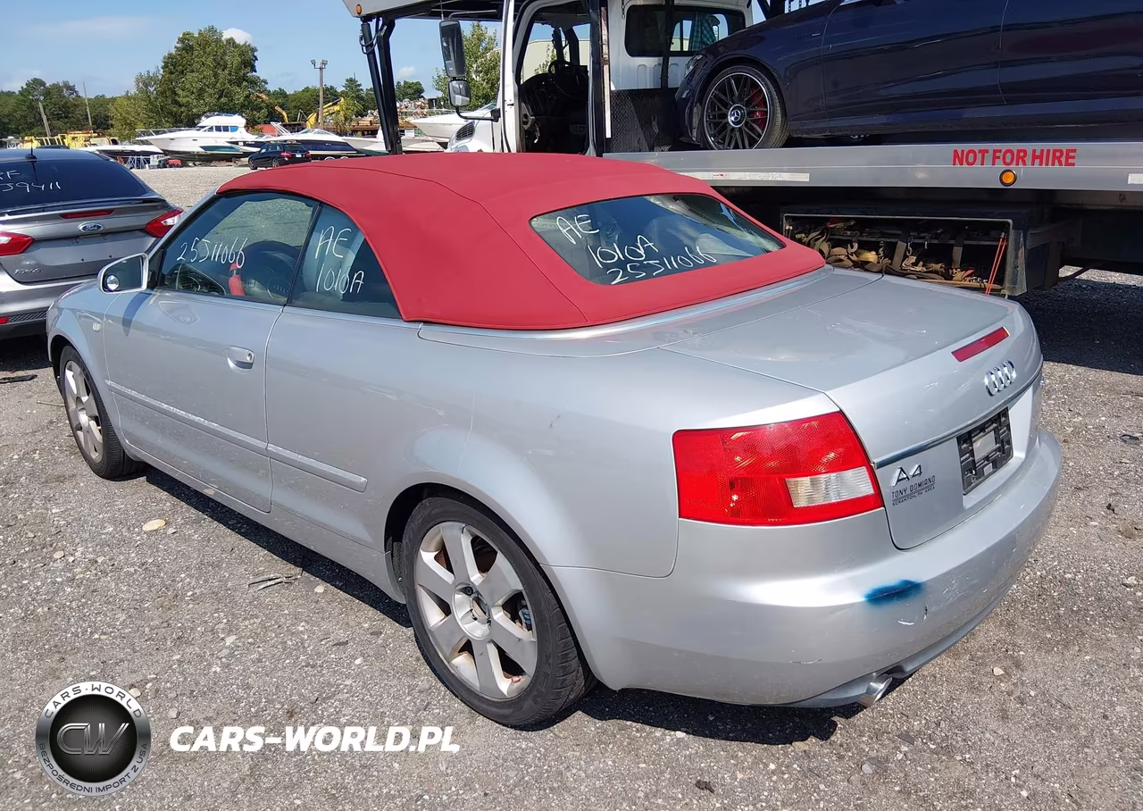 2006 Audi A4 1.8T VIN:WAUAC48H36K009296 - 3