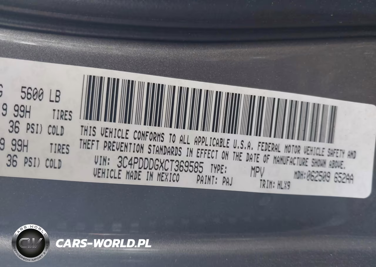 2012 Dodge Journey Crew VIN:3C4PDDDGXCT369585 - 9