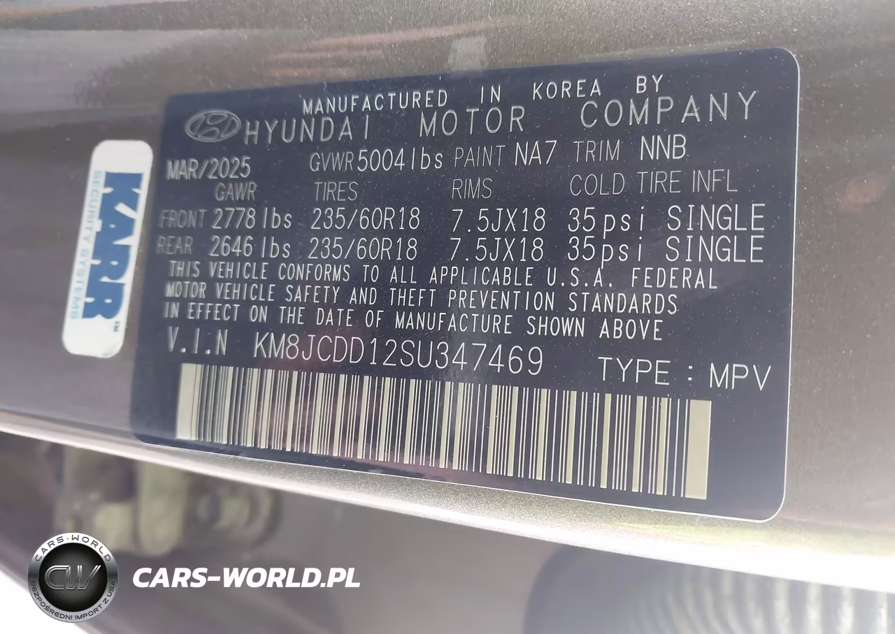 2025 Hyundai Tucson Hybrid Sel Convenience VIN:KM8JCDD12SU347469 - 9