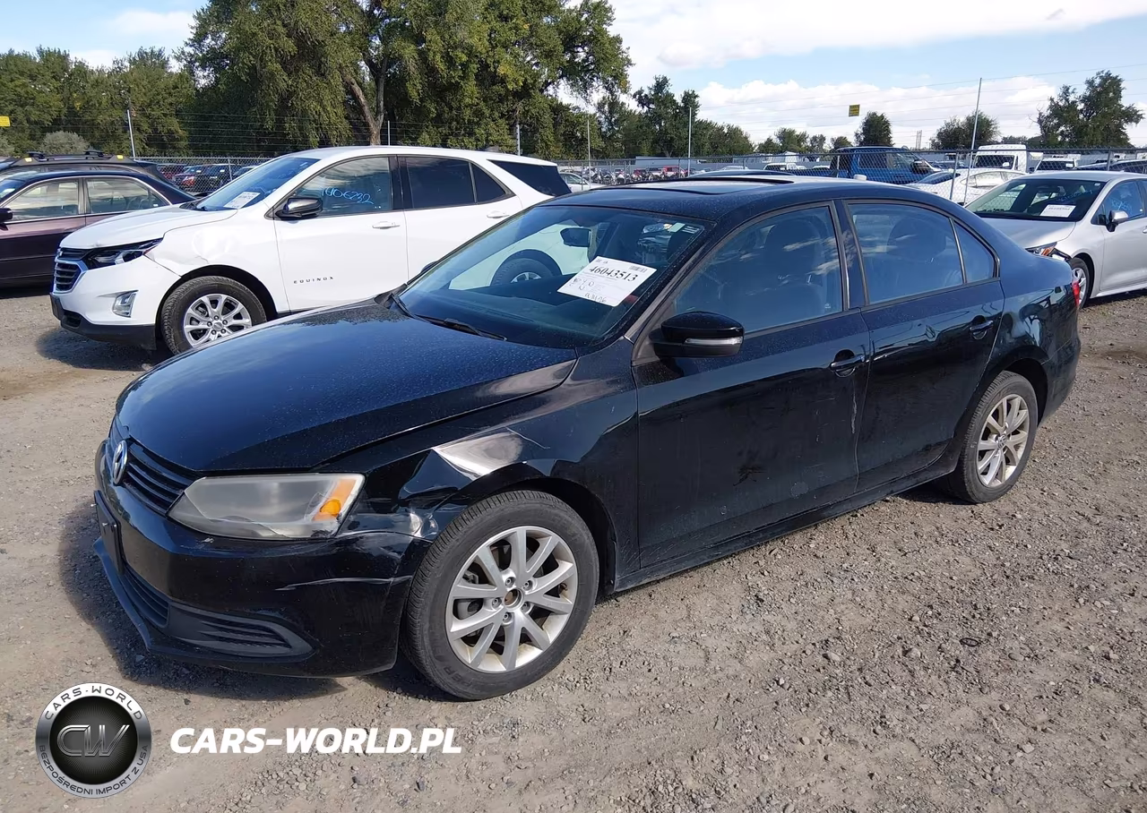 2012 Volkswagen Jetta 2.5L Se VIN:3VWDX7AJXCM399866 - 2