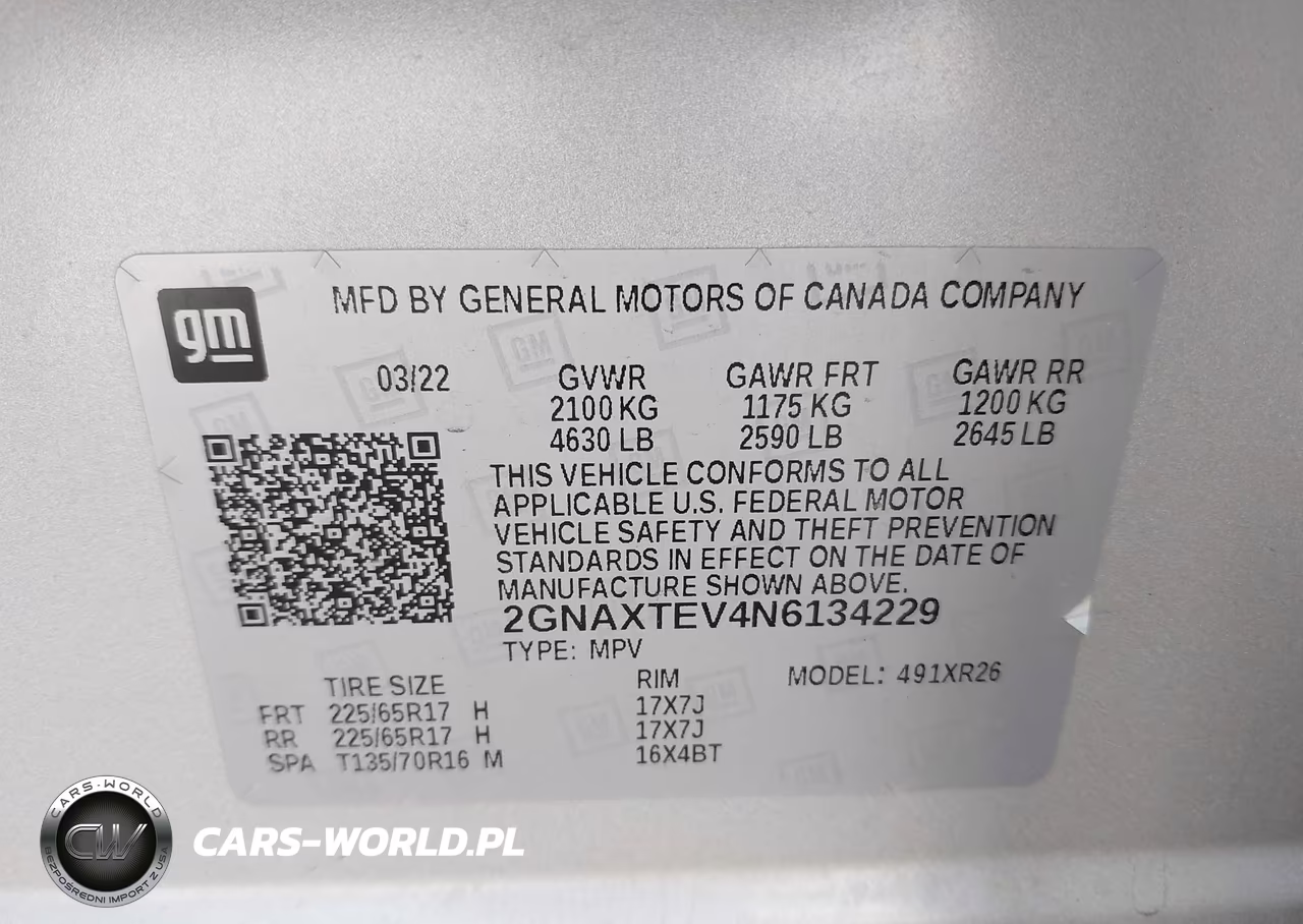 2022 Chevrolet Equinox Awd 2Fl VIN:2GNAXTEV4N6134229 - 9