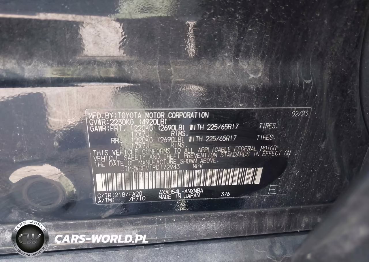 2023 Toyota Rav4 Hybrid Xle VIN:JTMRWRFV1PD172943 - 9