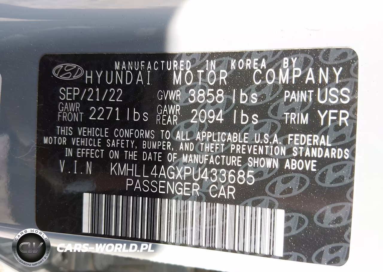 2023 Hyundai Elantra Se VIN:KMHLL4AGXPU433685 - 9
