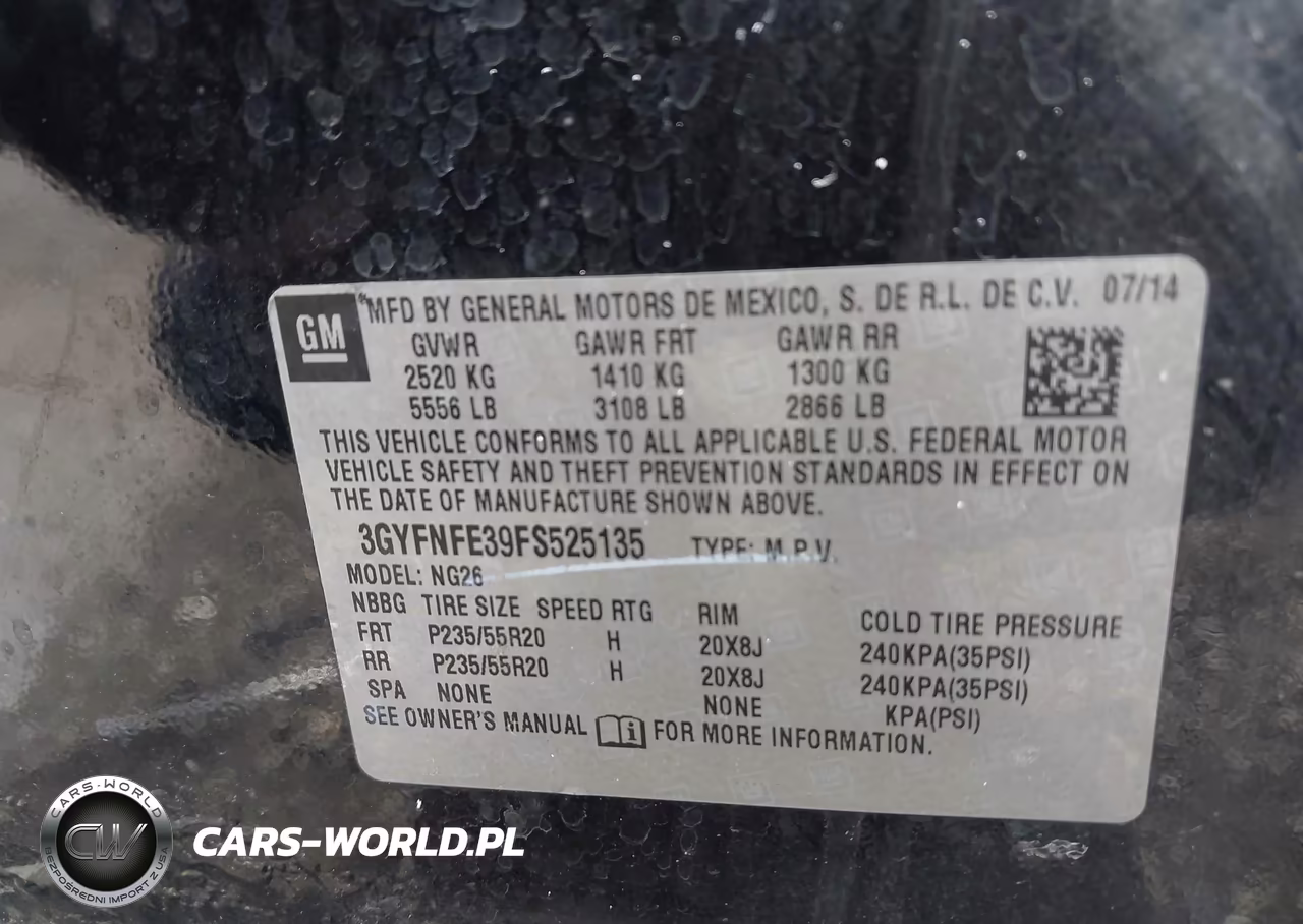 2015 Cadillac Srx Performance Collection VIN:3GYFNFE39FS525135 - 9