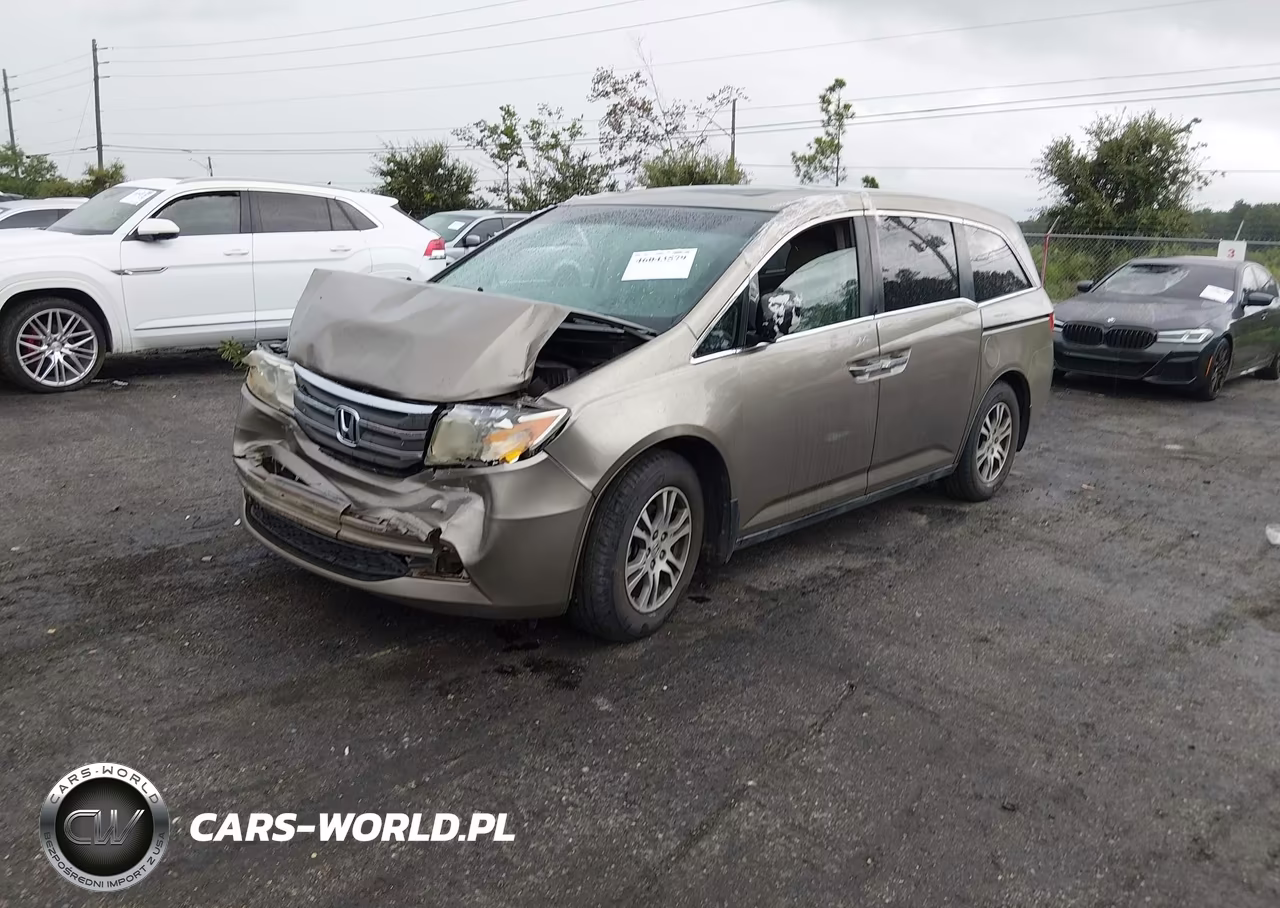 2011 Honda Odyssey Ex-L VIN:5FNRL5H66BB077299 - 2