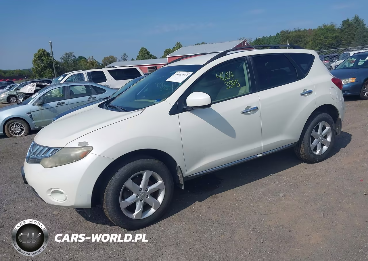 2009 Nissan Murano Sl VIN:JN8AZ18W49W153259 - 2