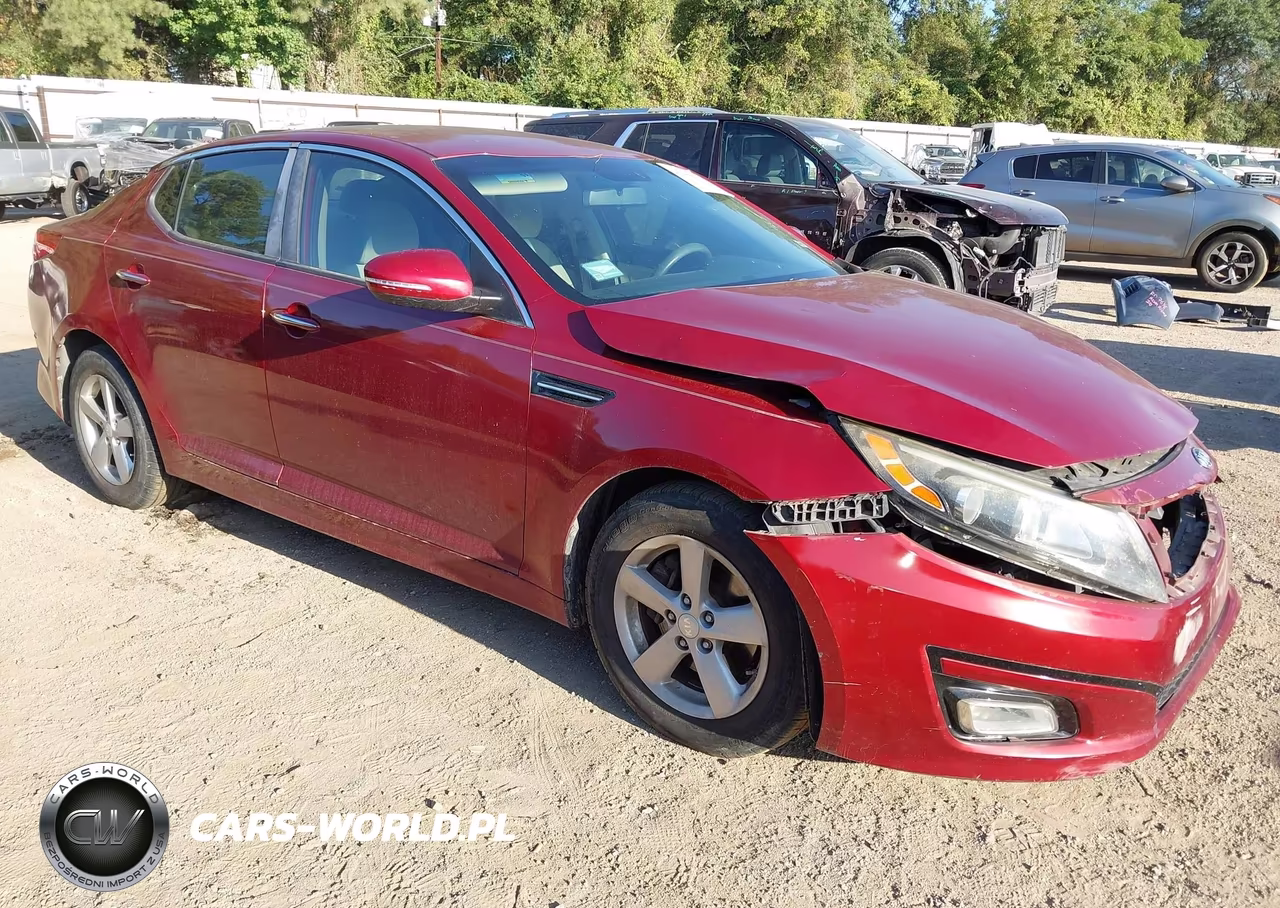 2014 Kia Optima Lx VIN:5XXGM4A72EG274327 - 1