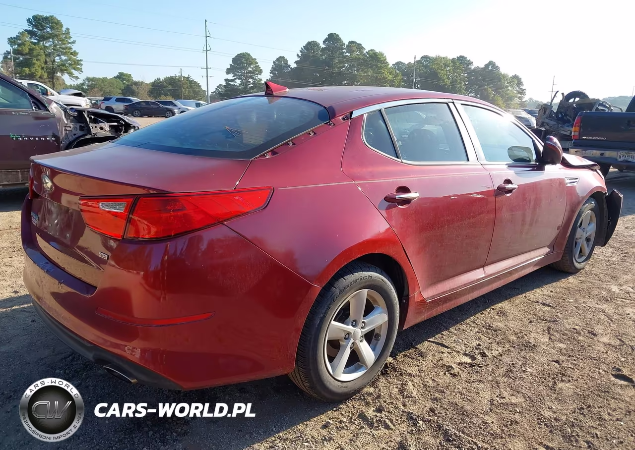 2014 Kia Optima Lx VIN:5XXGM4A72EG274327 - 4