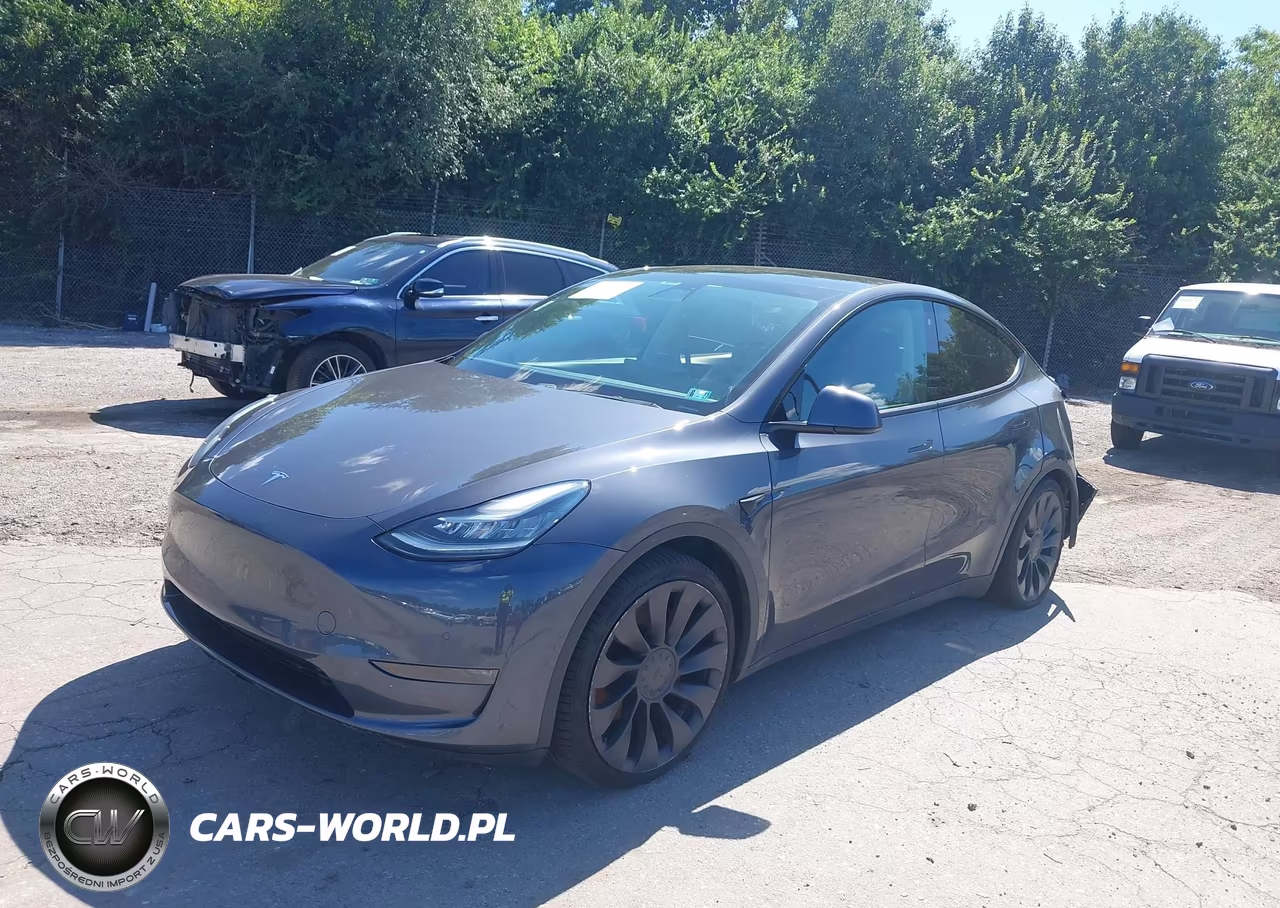 2020 Tesla Model Y Long Range Dual Motor All-Wheel Drive-Performance Dual Motor All-Wheel Drive VIN:5YJYGDEF7LF009707 - 2