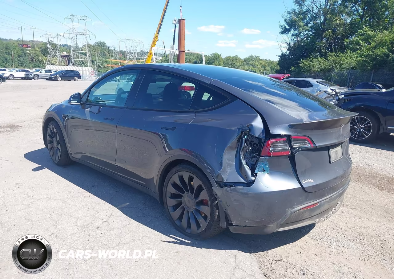 2020 Tesla Model Y Long Range Dual Motor All-Wheel Drive-Performance Dual Motor All-Wheel Drive VIN:5YJYGDEF7LF009707 - 3