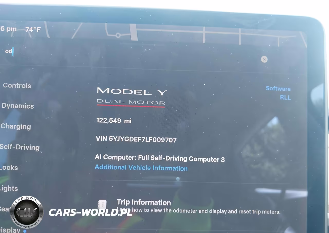 2020 Tesla Model Y Long Range Dual Motor All-Wheel Drive-Performance Dual Motor All-Wheel Drive VIN:5YJYGDEF7LF009707 - 7