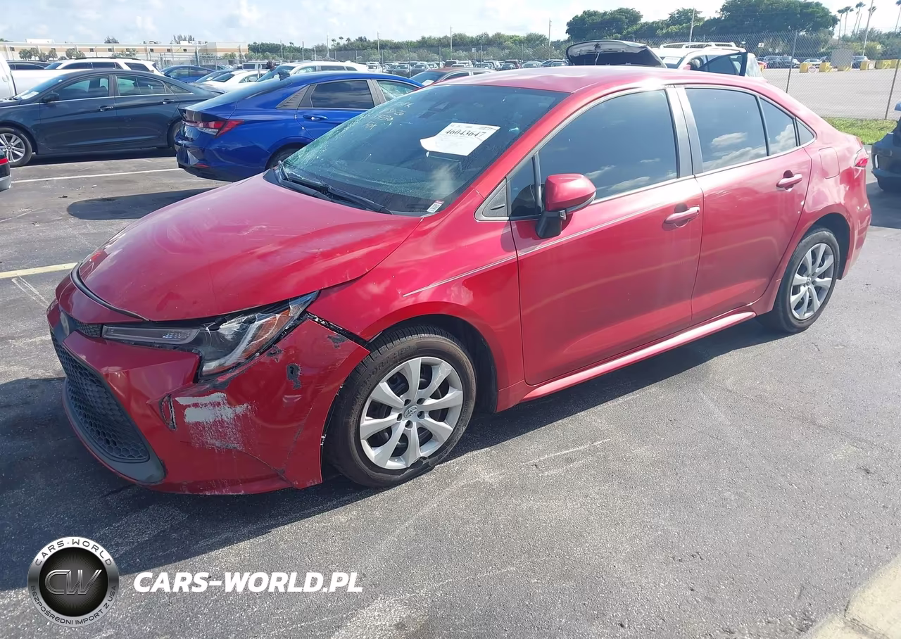 2020 Toyota Corolla Le VIN:5YFEPRAE6LP059581 - 2