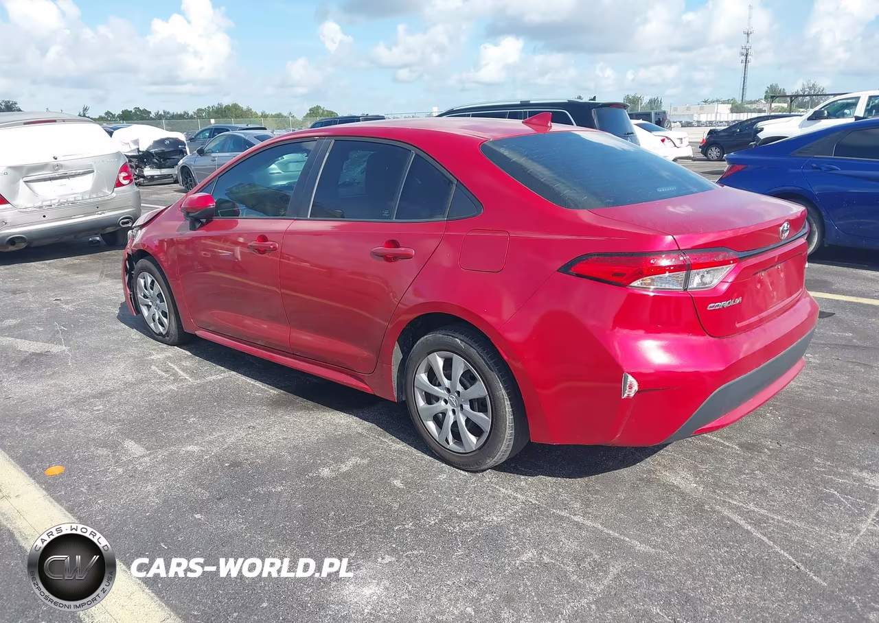 2020 Toyota Corolla Le VIN:5YFEPRAE6LP059581 - 3