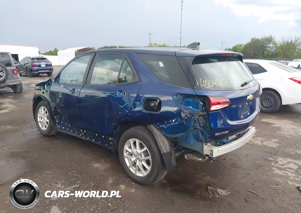 2022 Chevrolet Equinox Fwd Ls VIN:3GNAXHEV7NS225056 - 3