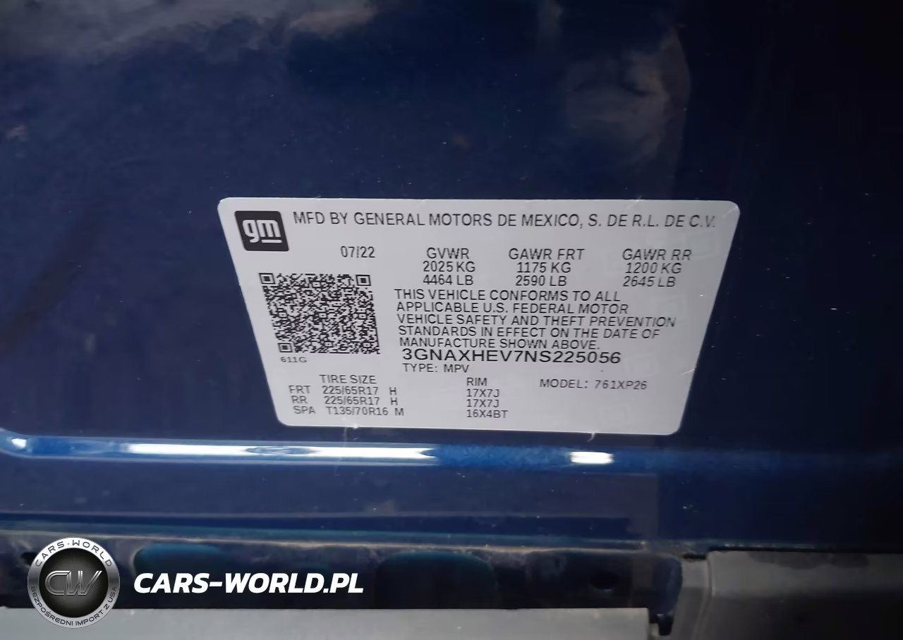 2022 Chevrolet Equinox Fwd Ls VIN:3GNAXHEV7NS225056 - 9