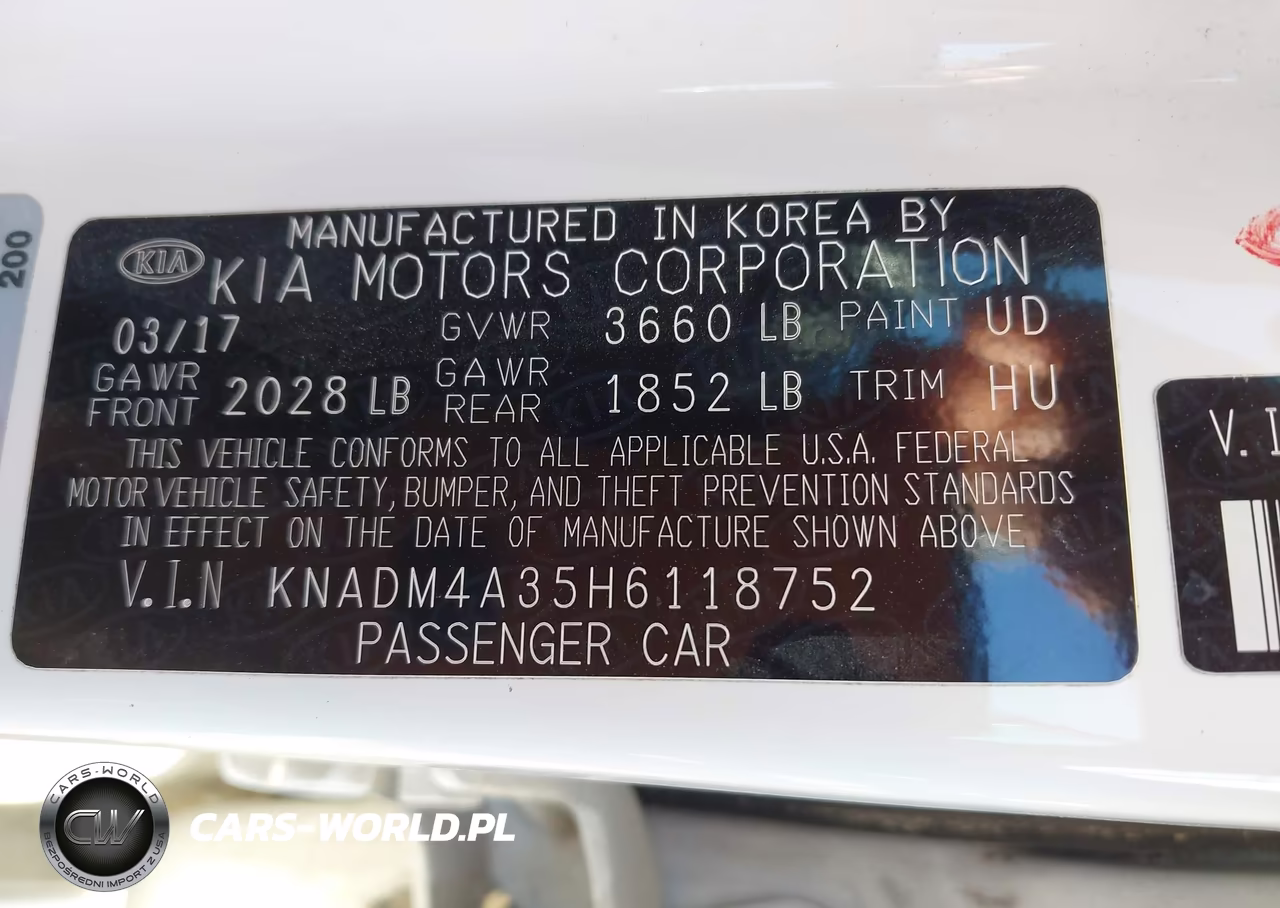 2017 Kia Rio Lx VIN:KNADM4A35H6118752 - 9