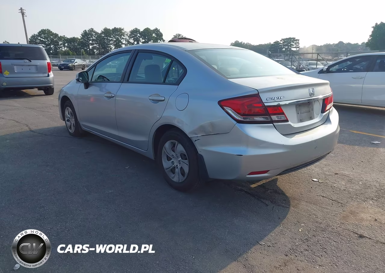 2013 Honda Civic Lx VIN:2HGFB2F56DH501948 - 3