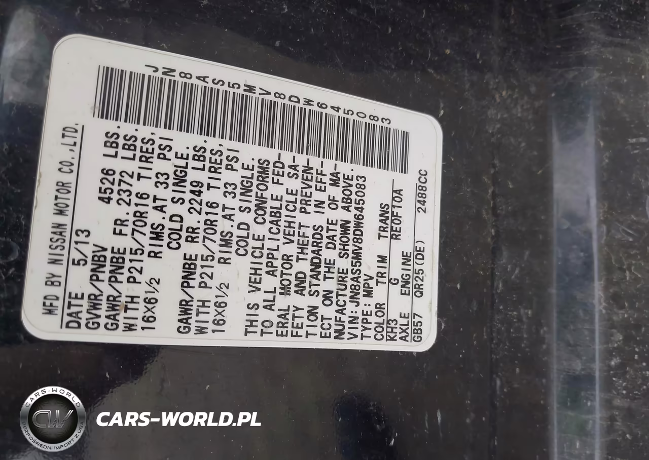 2013 Nissan Rogue S VIN:JN8AS5MV8DW645083 - 9