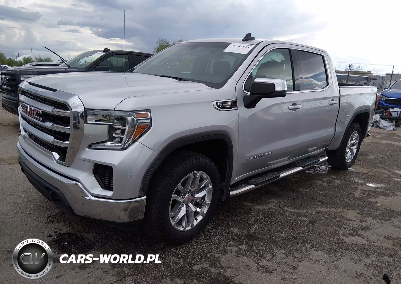 2021 GMC Sierra 1500 4Wd Short Box Sle VIN:1GTU9BED9MZ229907 - 2