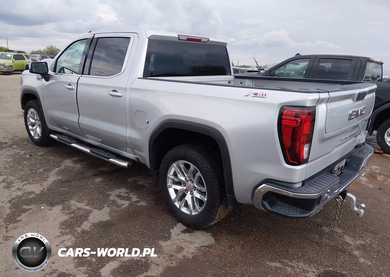 2021 GMC Sierra 1500 4Wd Short Box Sle VIN:1GTU9BED9MZ229907 - 3