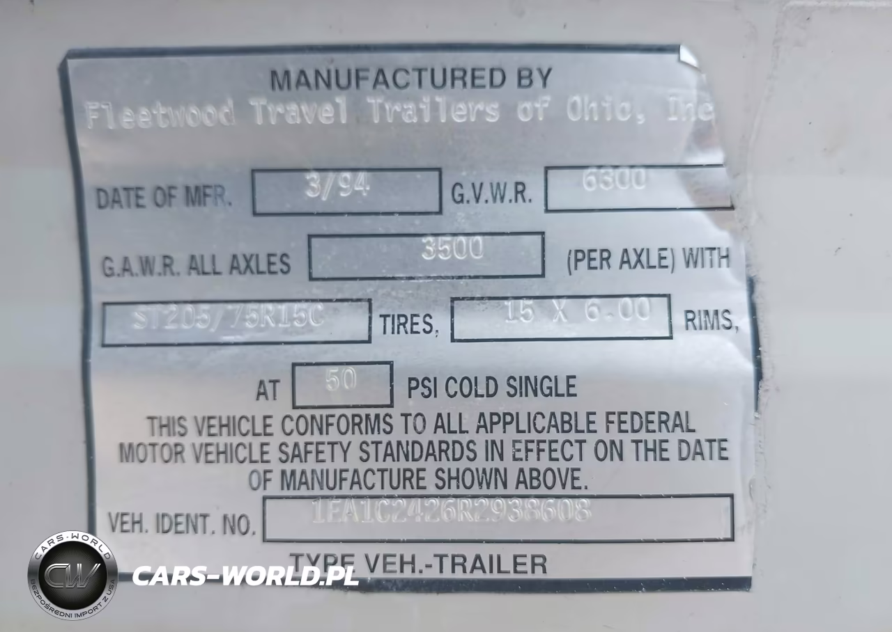 1994 Fleetwood Terry 24C VIN:1EA1C2426R2938608 - 9