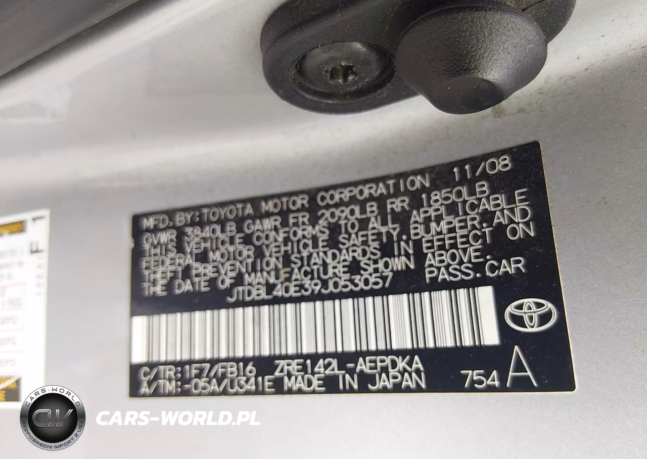 2009 Toyota Corolla Le VIN:JTDBL40E39J053057 - 9