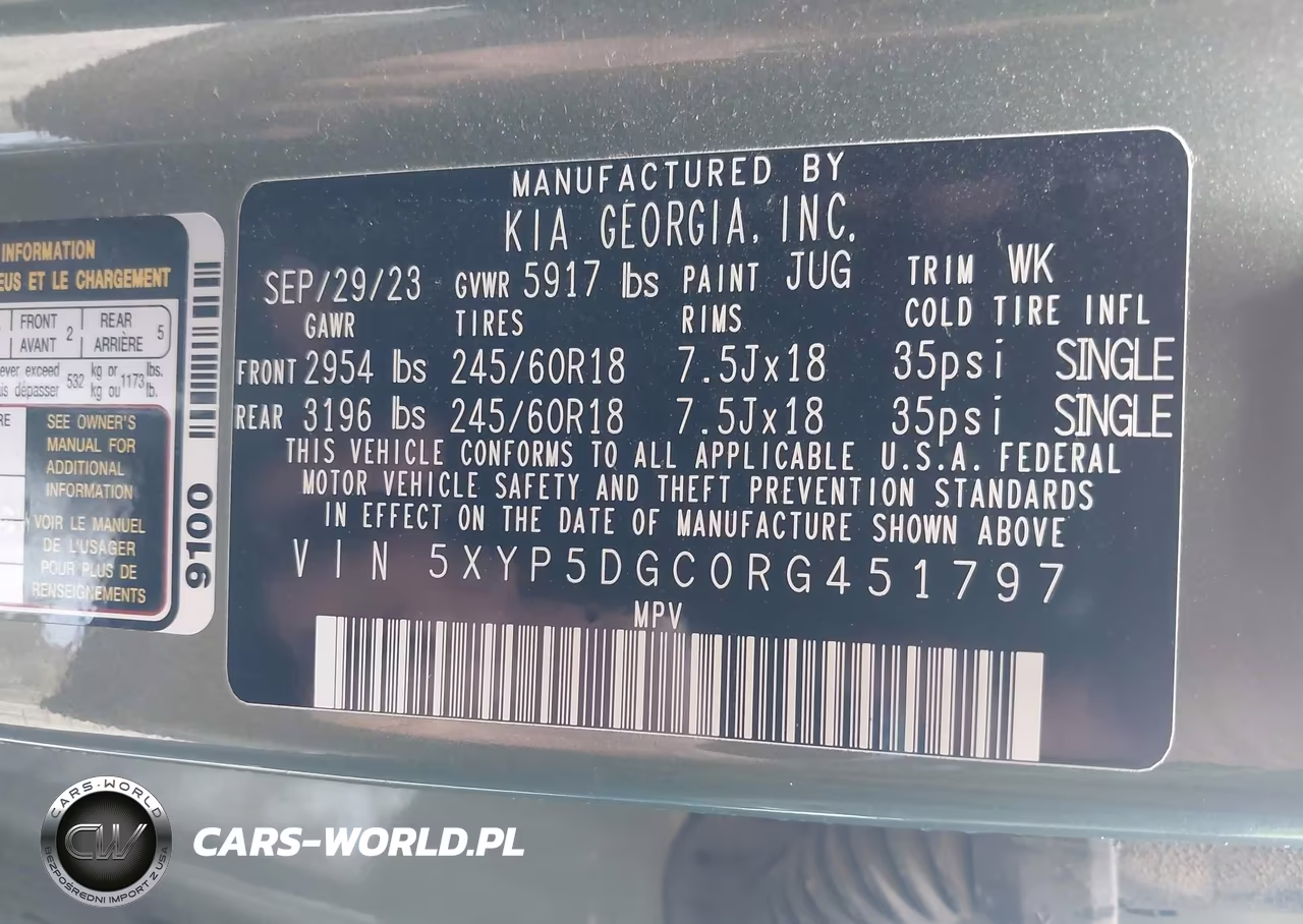 2024 Kia Telluride Sx X-Pro VIN:5XYP5DGC0RG451797 - 9