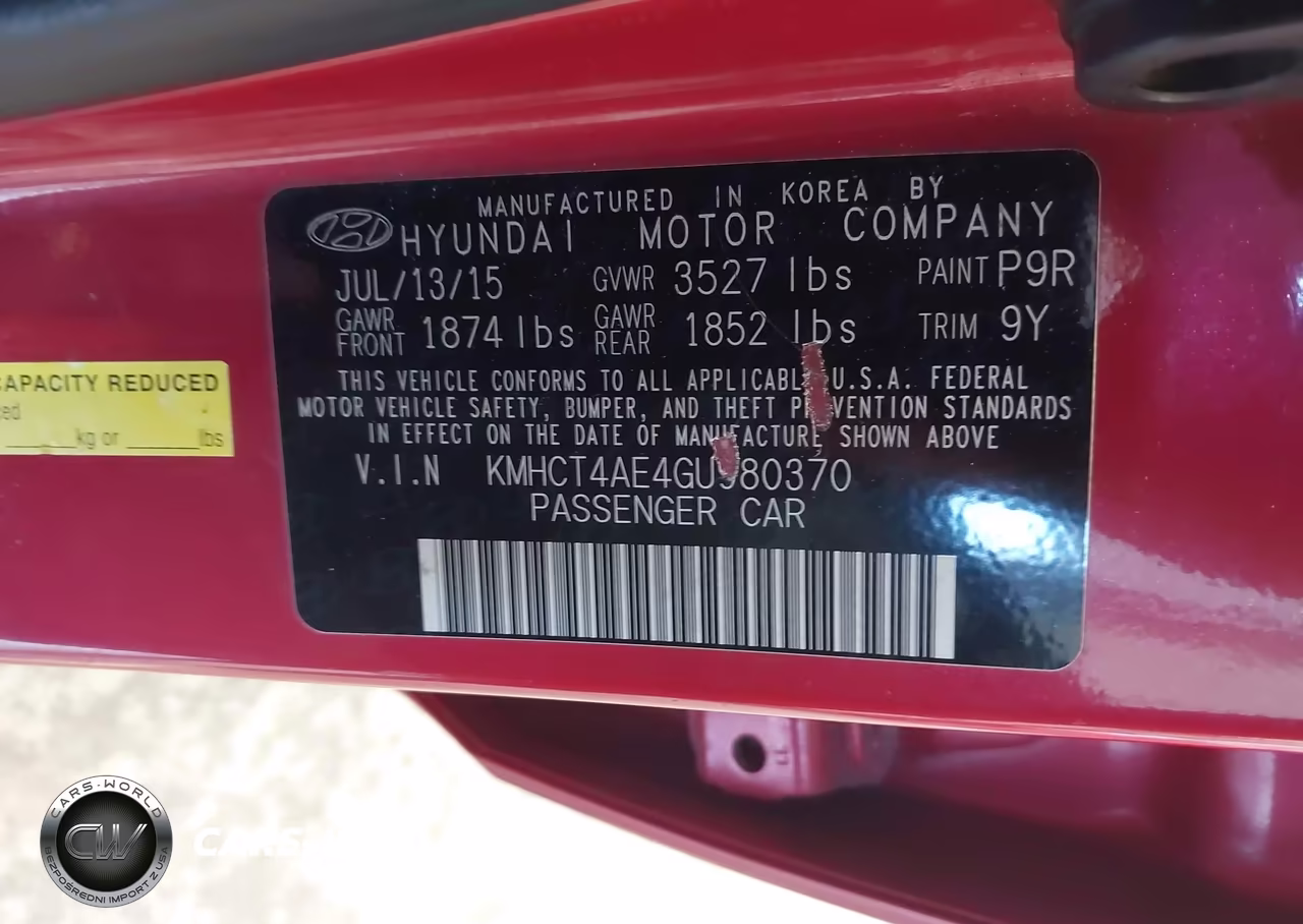 2016 Hyundai Accent Se VIN:KMHCT4AE4GU980370 - 9