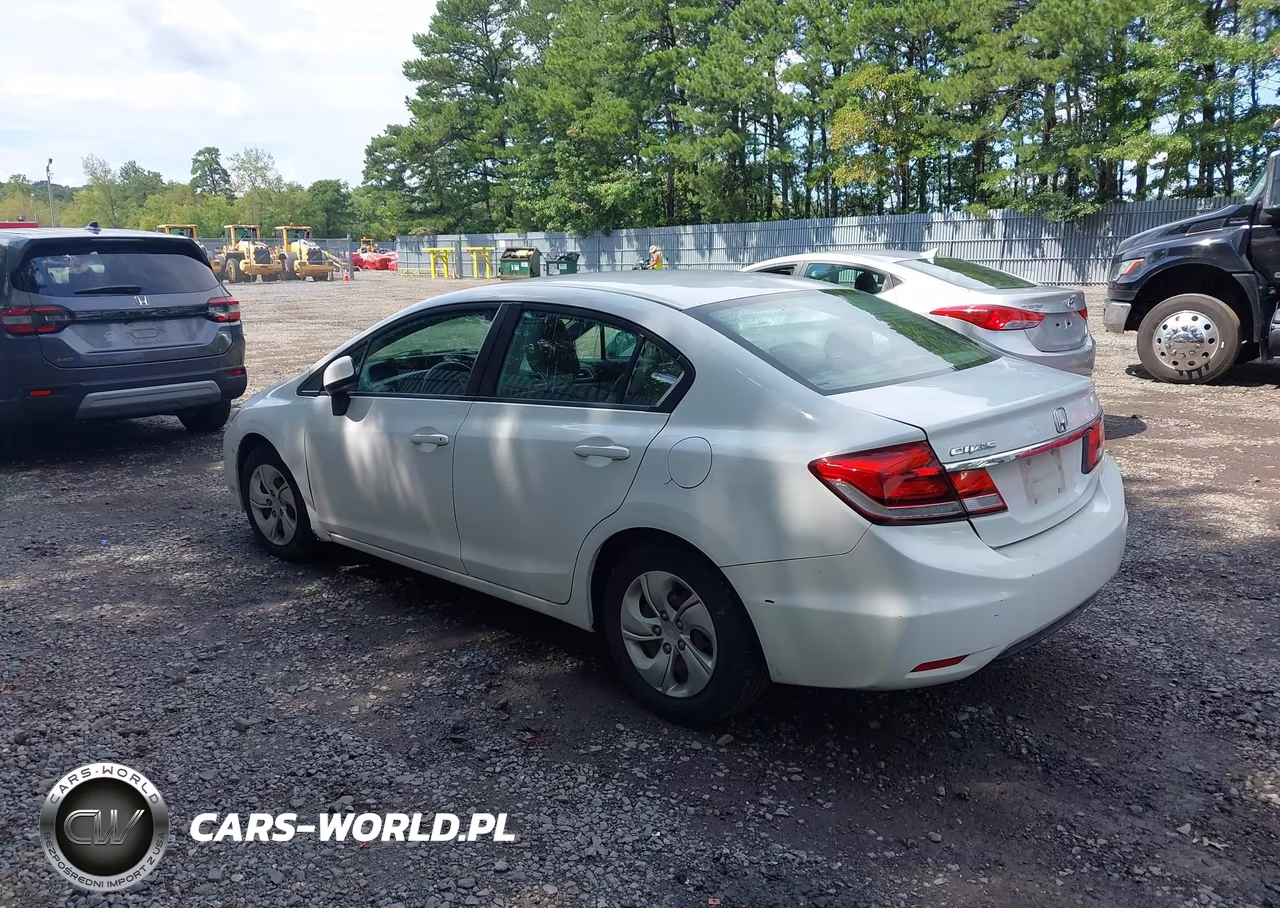 2013 Honda Civic Lx VIN:19XFB2F57DE248522 - 3