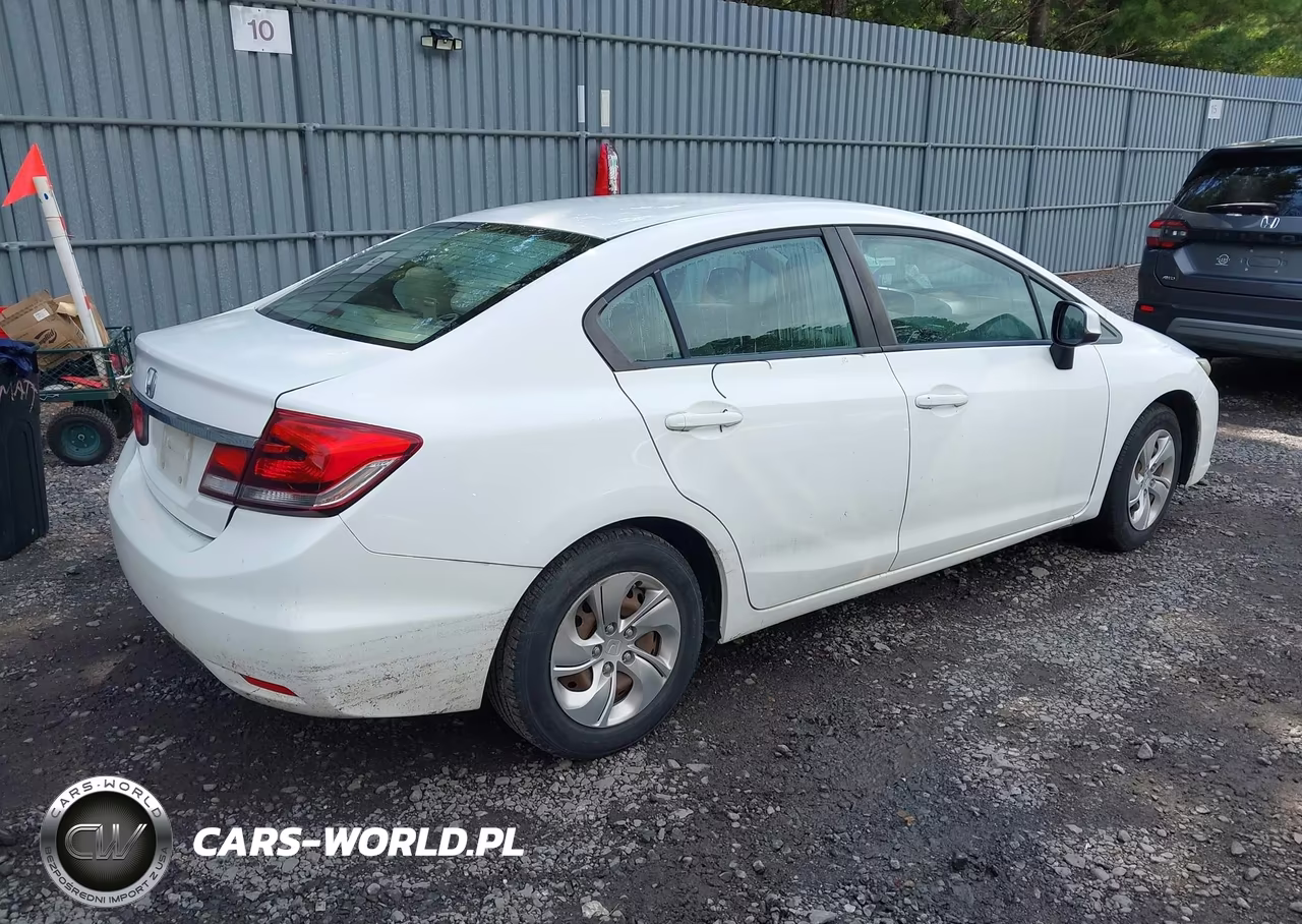 2013 Honda Civic Lx VIN:19XFB2F57DE248522 - 4