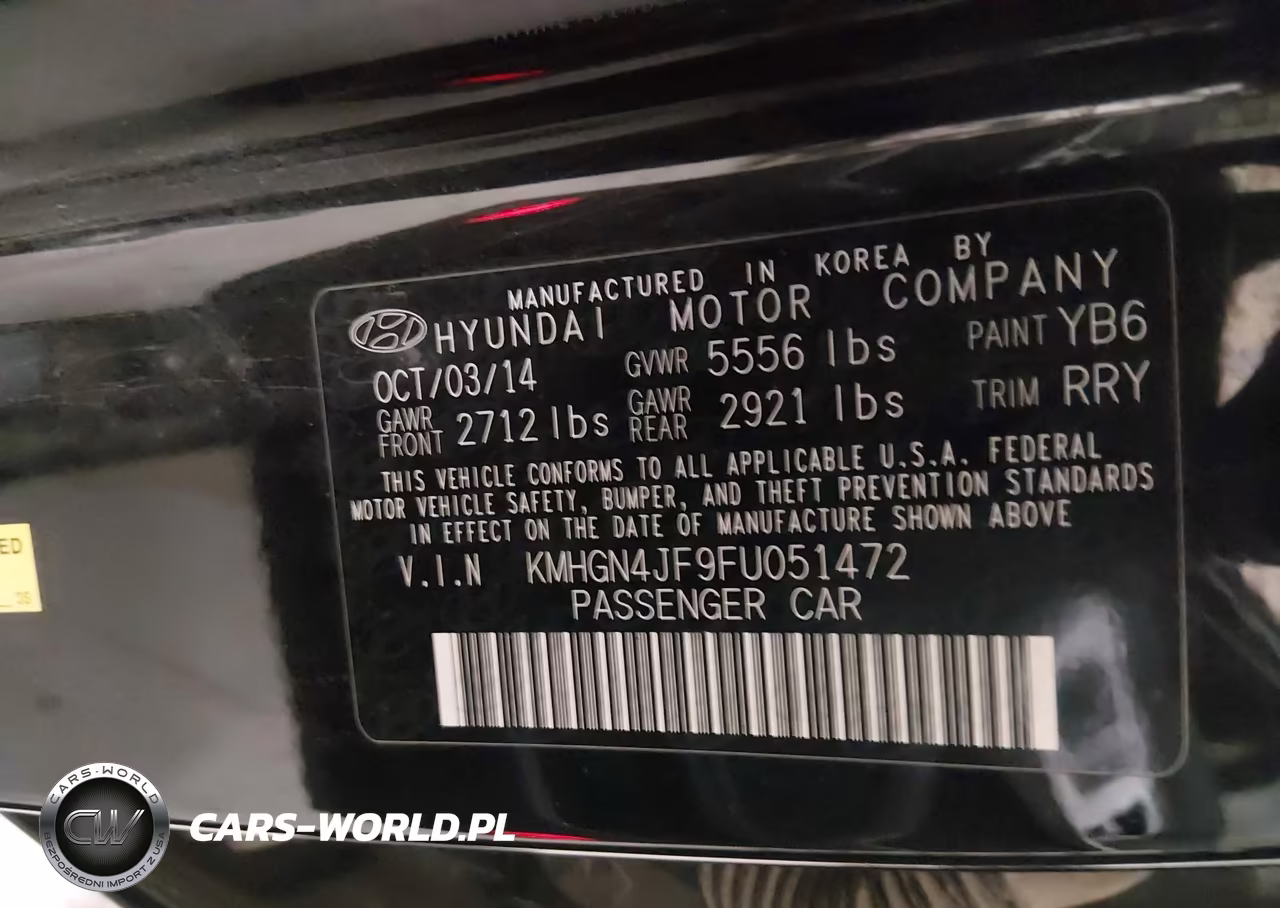 2015 Hyundai Genesis 5.0 VIN:KMHGN4JF9FU051472 - 9