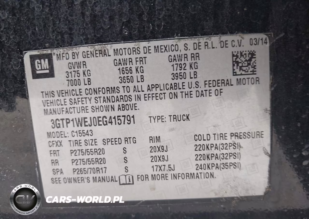 2014 GMC Sierra 1500 Denali VIN:3GTP1WEJ0EG415791 - 9