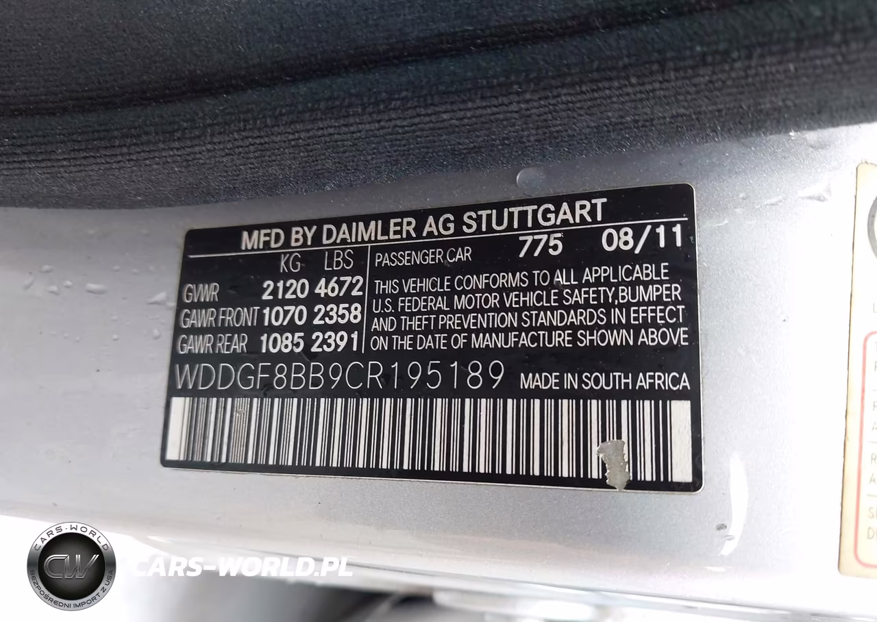 2012 Mercedes-Benz C 300 Luxury 4Matic VIN:WDDGF8BB9CR195189 - 9