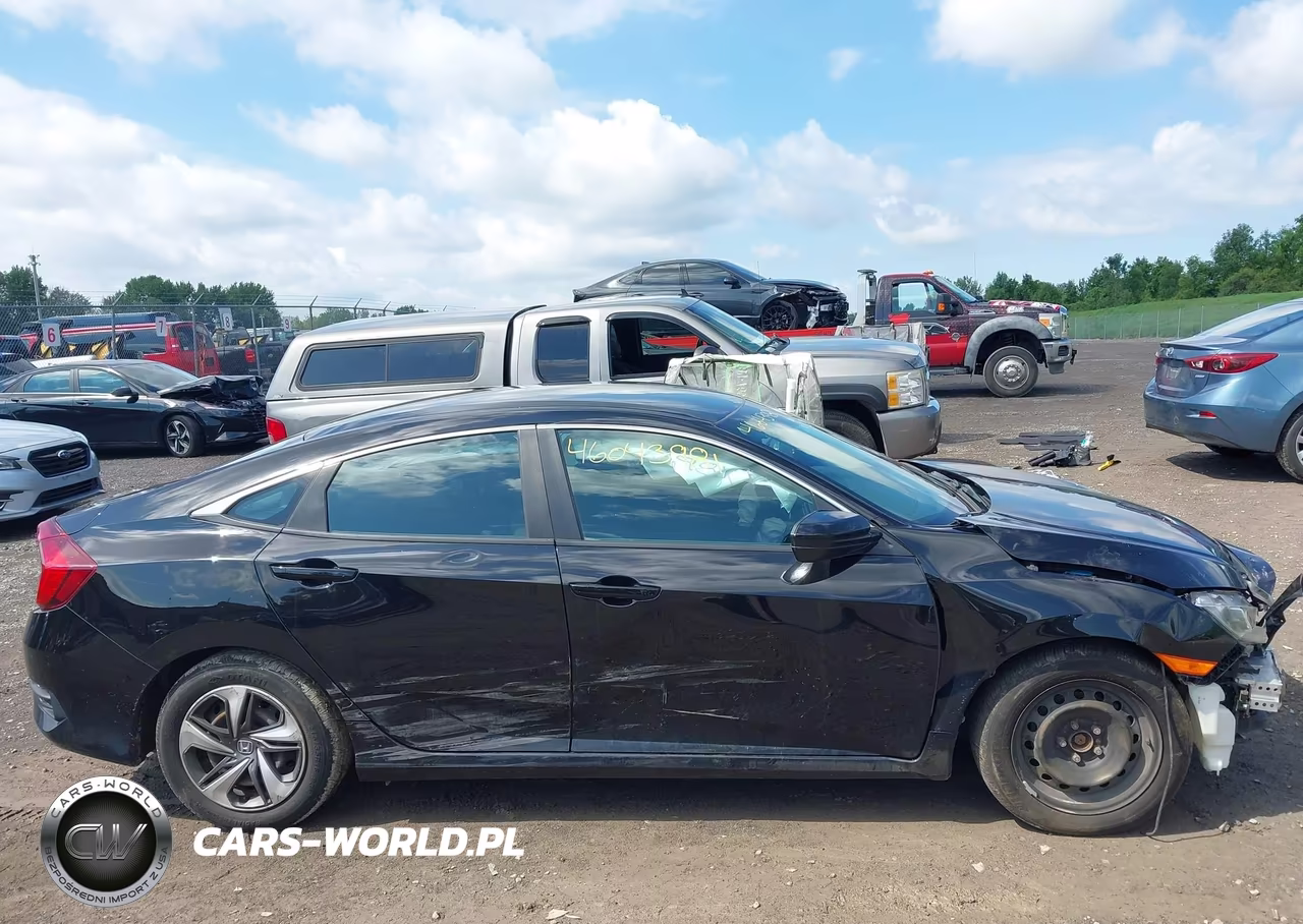 2019 Honda Civic Lx VIN:2HGFC2F64KH598750 - 14