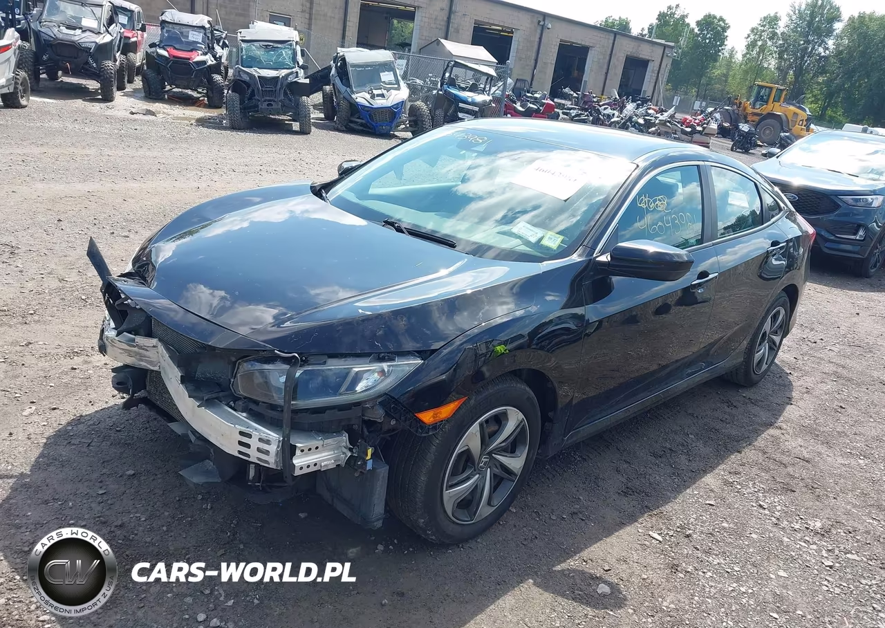 2019 Honda Civic Lx VIN:2HGFC2F64KH598750 - 2