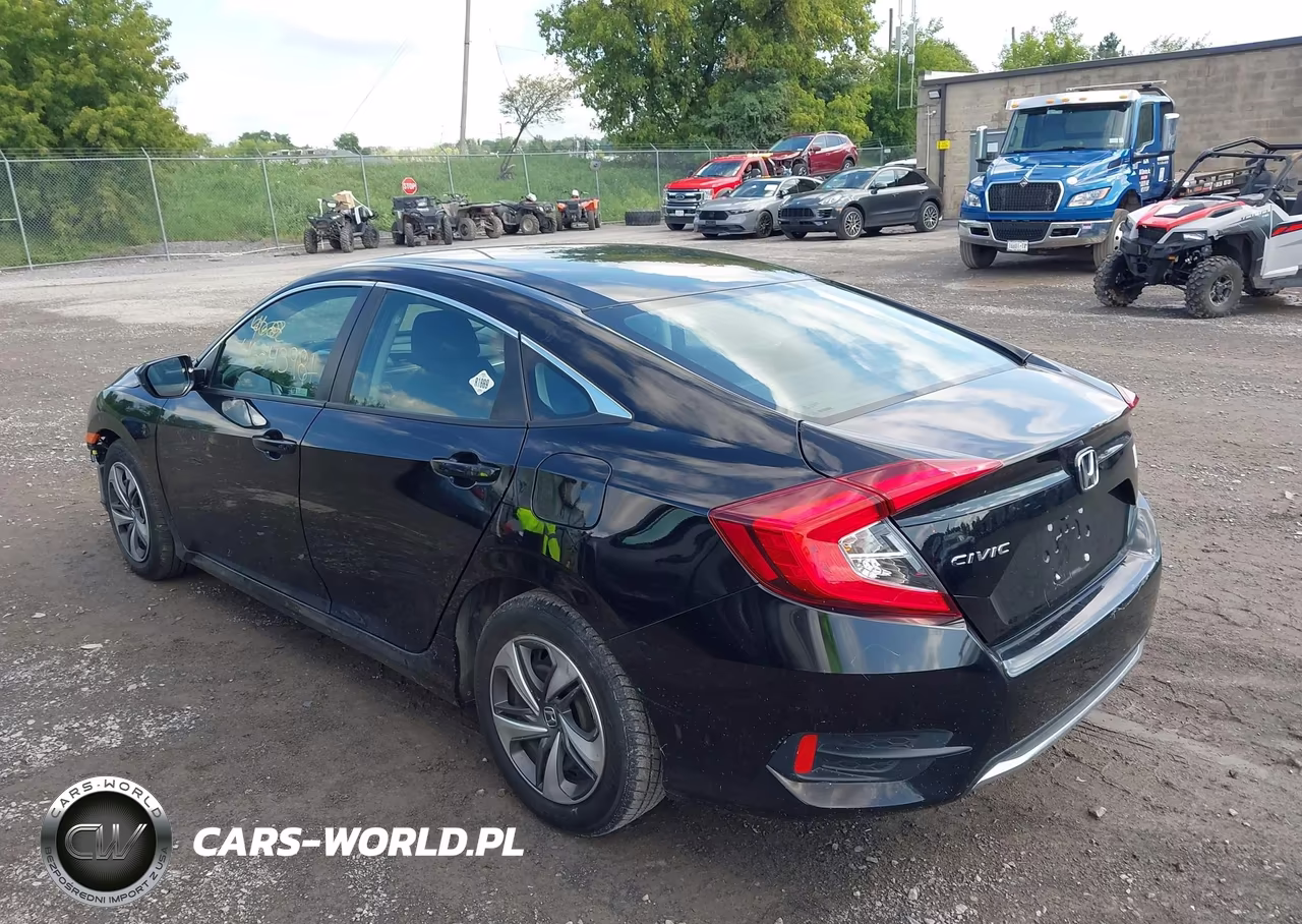 2019 Honda Civic Lx VIN:2HGFC2F64KH598750 - 3