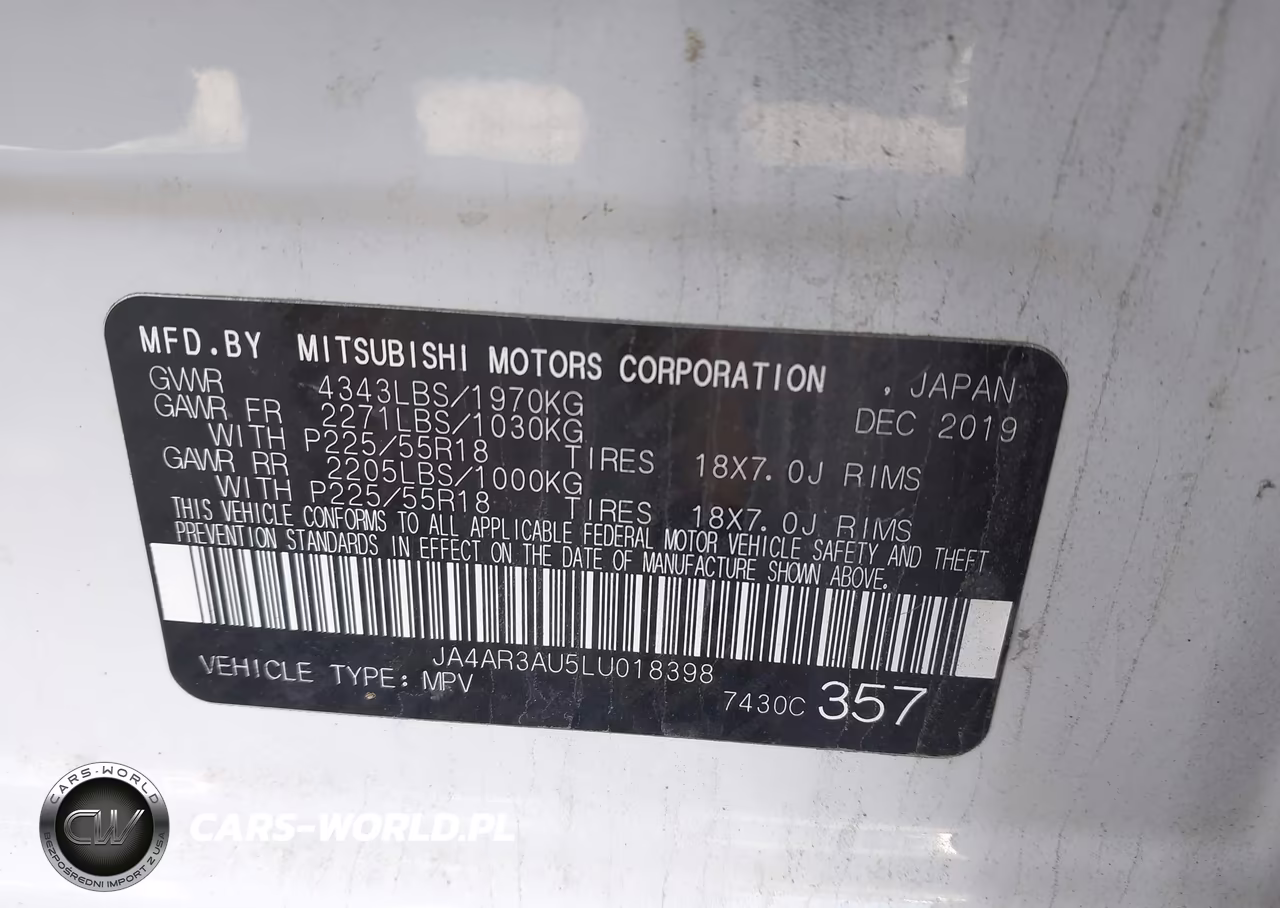 2020 Mitsubishi Outlander Sport 2.0 Se Awc VIN:JA4AR3AU5LU018398 - 9
