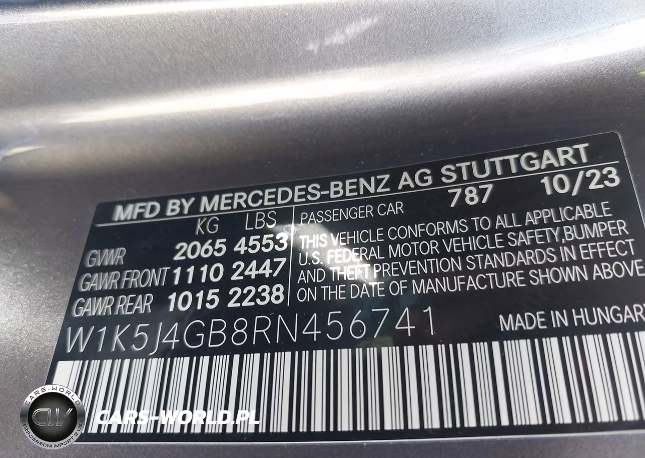 2024 Mercedes-Benz Cla 250 Coupe VIN:W1K5J4GB8RN456741 - 9